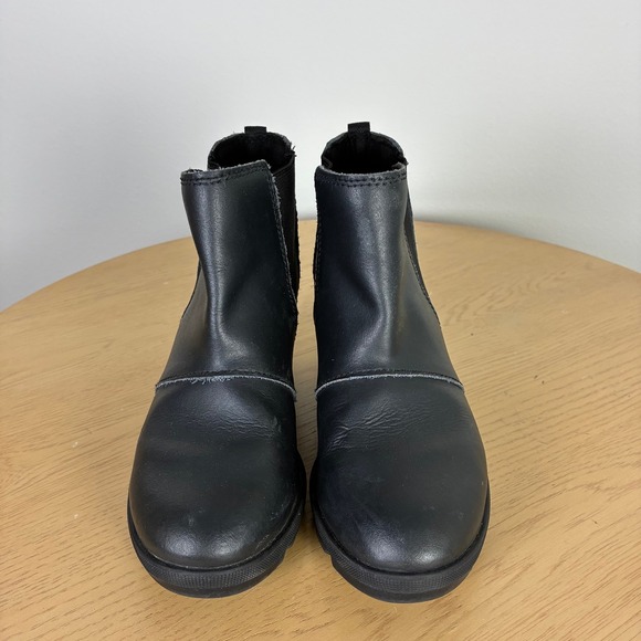 Sorel Joan Of Arctic Wedge Ankle Snow Boots Girl's 1 Winter Spring Rain Metallic - Picture 2 of 7